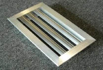 louvers for backflow enclosure
